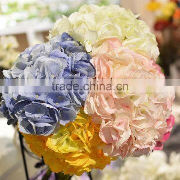 single stem hydrangea wedding arrangement flowers table centerpieces from china manufacturer
