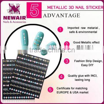 New Air 3D Nail Sticker Nail Art Decoration Sticker photo-6