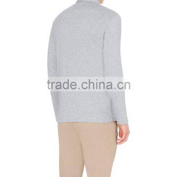 Wholesale Business Polo Shirt For Man Long Sleeve Manly Polo Shirt Solid Color 100% Cotton Shirt Also Accept Your Logo photo-2