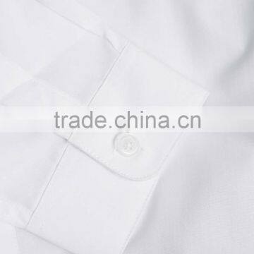 Wholesale China High Quality Plain Long Sleeves White Shirts for Men photo-4