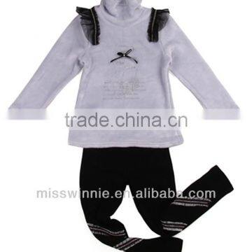 OEM girls' clothing,christmas kids clothing sets