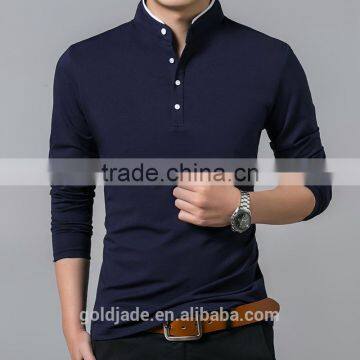 Wholesale Fashion Long Sleeve Polo T Shirt for Men photo-3