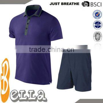 men's polo shirt with shorts custom clothes golf wear tennis wear