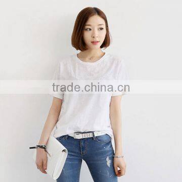 Top Fashion Design Your Own Blank t Shirt China Wholesale Bamboo Best Slim Fit Blank T-shirt photo-2