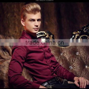 2015 Fashion high quality plain color man shirt