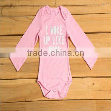 100% cotton onesie baby romper baby long sleeve romper