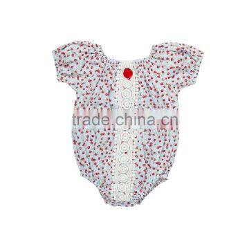 Baby Romper In China NewBorn Baby Girls Vintage Flower Jumpsuits photo-5
