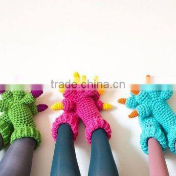 Chrochet Monster Slippers , Monster Slippers