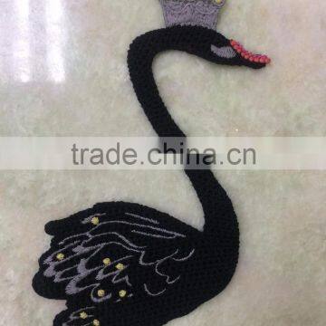 Machine Made Crochet Cotton Animal Applique for Garment photo-1