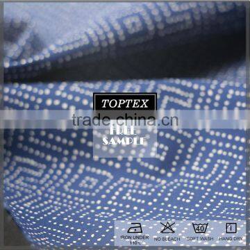 Hot Sell 100% Cotton Dyed Ground Printed Poplin Fabric photo-3