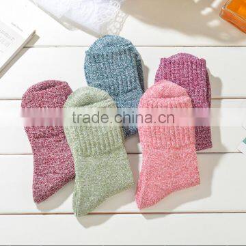Zm21804a Wholesale Women Autumn Winter Socks Thick Warm Girls Horiery photo-2