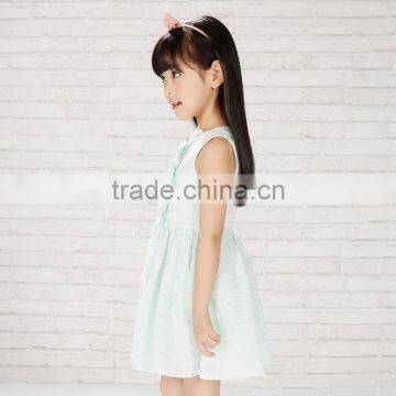 Baby Girl Casual Light Blue Girl Dress Baby Girl Birthday Dresses Hot Sale photo-3