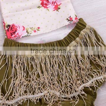 S60697B 2017 New Summer Newborn Baby Girl Floral Romper Sleeveless BacklessJumpsuit photo-3