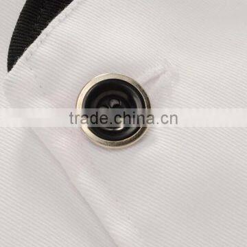 Custom Factory Price Mens Long Sleeve White Collar Chef Jacket /chef Uniforms Wholesale photo-5