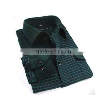 Plaid and Floral Flannel Shirt Men photo-5