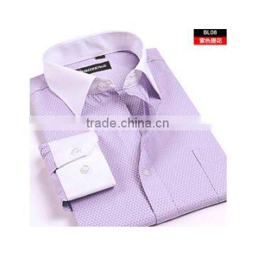China Shirt Manufacturer 2015 Wholesale Mens Dress Foreign Trade Export Shirts With Good Quality photo-4