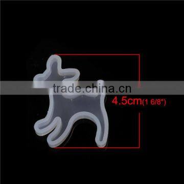 Silicone DIY Tools Deer Animal White Resin Mold For Jewelry Making photo-2