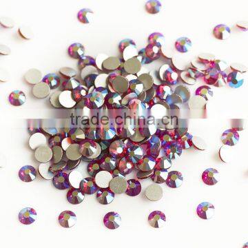 NHF 2058 Ss20 CrystalAB Chaton Flat Back Glass Rhinestones Beads photo-5