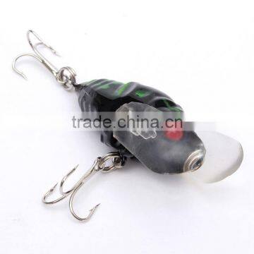 Hot SaLE Excellent Quality 4cm Plastic Fishing Lures Minnow Lure Bass Bait Tackle Hooks photo-6
