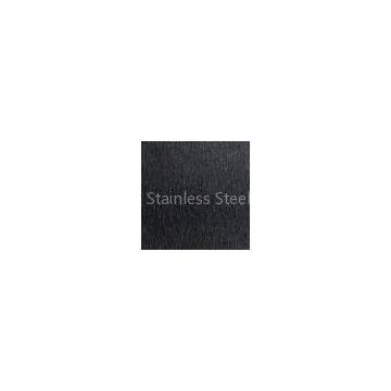 Black Ti-coating Colored Satin Finish Stainless Steel Sheet 430, 304 For Decoration