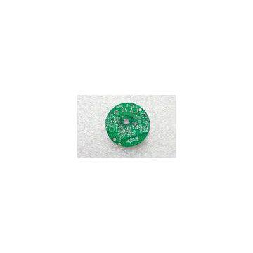 Green 1 OZ Round HASL PCB Print Circuit Board Fabrication , 0.3mm / 0.5mm Pad