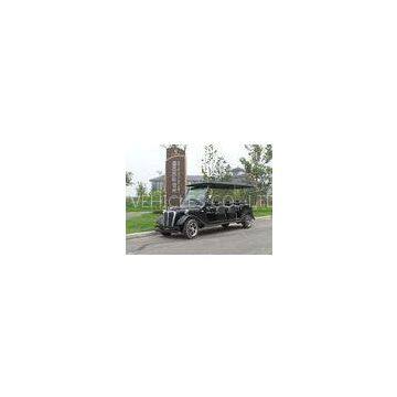 Rechargeable Eco-Friendly 4.2 KW Low Speed Four Wheel Electric Vehicle for Six Passengers