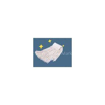 Commercial Dust Head Cotton Wet Floor Mop WIth polymer yarn connector