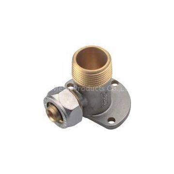 Brass Compression Fitting Backplate Female Tee Elbow