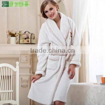 Manufacturer coral fleece bathrobe for hotel