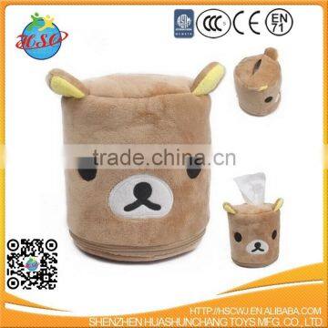 custom animal napkin holder plush bear napkin holder