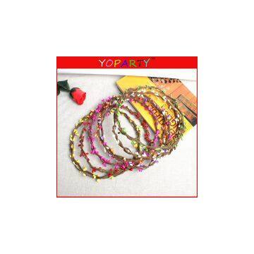Cheap Handmade Artificial Head Wreath Garland for Festival and Wedding artificial flower garland