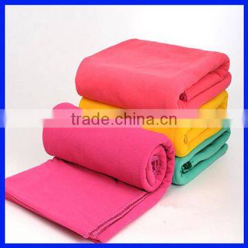 100% polar fleece blanket china factory with high quatity