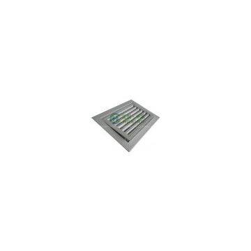 Air grille (aluminum air grille, diffuser, grid) with Aluminum frame, steel perforated grille core.