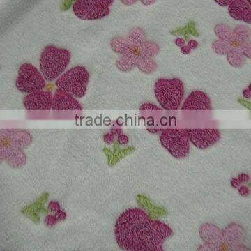 100% Polyester Printed Coral Fleece Fabric/cssj-017