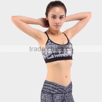 Women's Workout Yoga Clothes Activewear Printed Sports Bras