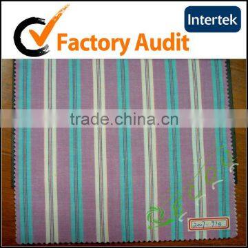 yarn-dyed cotton strip spandex fabric