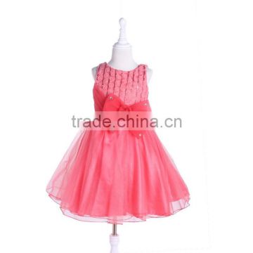 Hight Quality Girl light Softpink Color For Little Girl Fashion Anna Costume Dress Princess