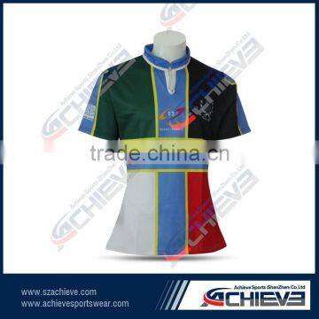 Custom Design Tight Fit Rugby Jersey Womens Uniform photo-4