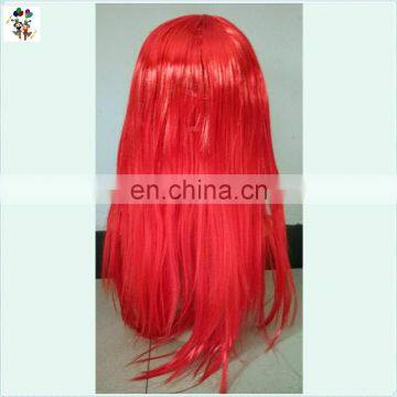 Adult Womens Red White Devil Angel Halloween Party Synthetic Wigs HPC-0075