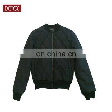 Factory OEM Quilted Padded Coat Men With Wool Sleeve