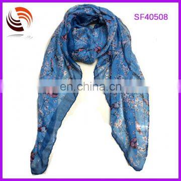 wholesale famous brand fashion polyester indian style silk scarves