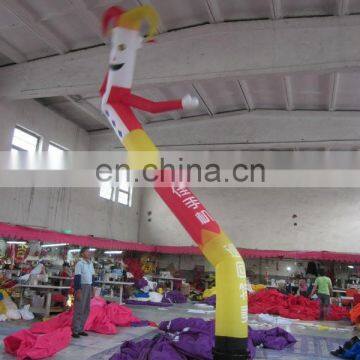 multicolor outdoor & indoor air dancer,advertising inflatable air dancer of clown