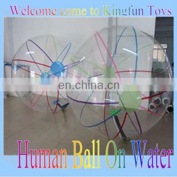 PVC/TPU Color stripes water walking sphere