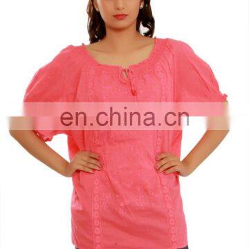 Beautiful Cotton designer top for woman manufacturer and Exporter in india