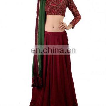 Red Lengha Set