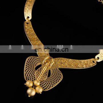 Free Shipping Big Fashion Jewelry Set/dubai Gold Jewelry Set / Rani Haar Jewelry Set photo-4