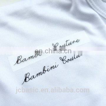 garment tagless heat transfer clothing labels