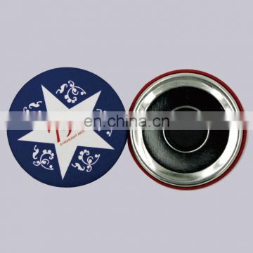 Top Quality Promotional Gifts Use Private Logo Printed Type High Definition Custom Tinplate Magnetic Button Badge