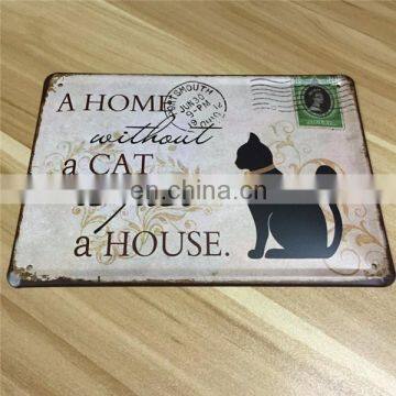 vintage iron Tin plate wall decor poster retro signs printing metal embossed license metal plate