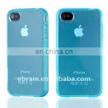 Blue Transparent Mobile Skin Case